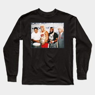 Muhammad Ali, Hulk-Hogan, Mr T, and Ric Flair! Long Sleeve T-Shirt